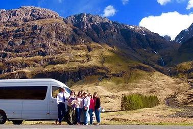 Three day Scotland chauffeur tour group in Glencoe