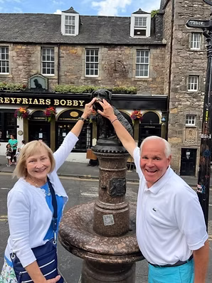 Scenic Scotland chauffeur tour stop